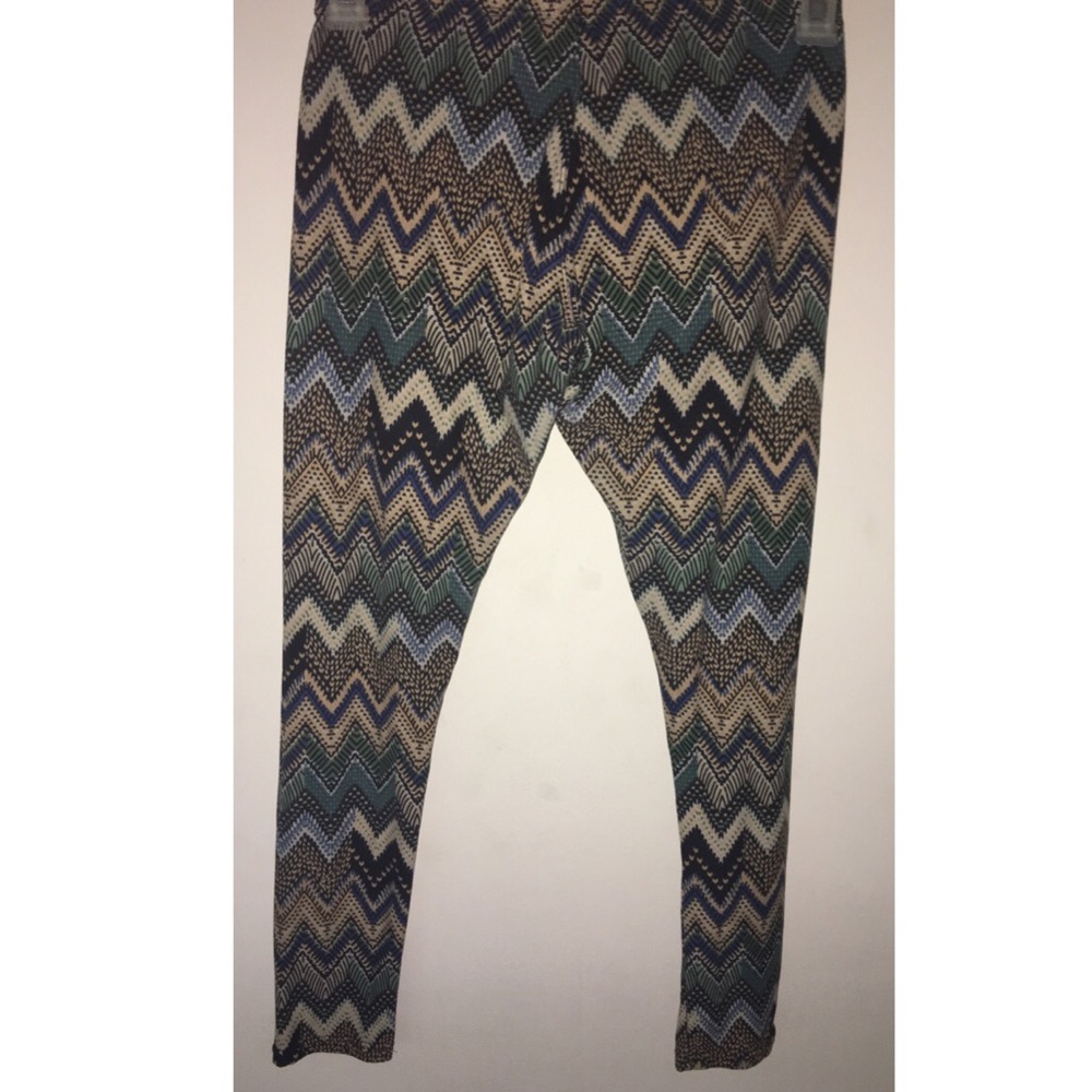 Tan Aztec Print Leggings
